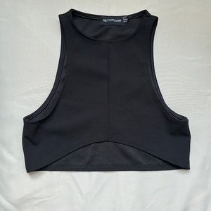 PrettyLittle Thing, black crop top